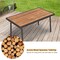 Costway 4PCS Patio Rattan Furniture Set Outdoor Conversation Set Coffee Table w/Cushions
